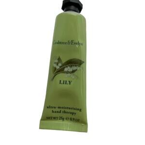 Crabtree & Evelyn Lily Ultra Moisturizing Hand Therapy 25g / 0.9oz  Purse Travel